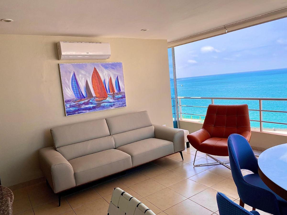 Comodo Apartamento Con Vista Al Mar. Salinas  Esterno foto