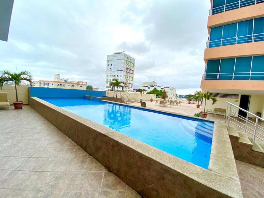 Comodo Apartamento Con Vista Al Mar. Salinas  Esterno foto